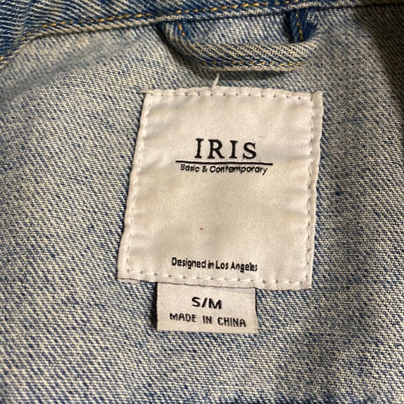 Iris Basic & Contemporary distressed denim jacket. - Picture 2 of 3